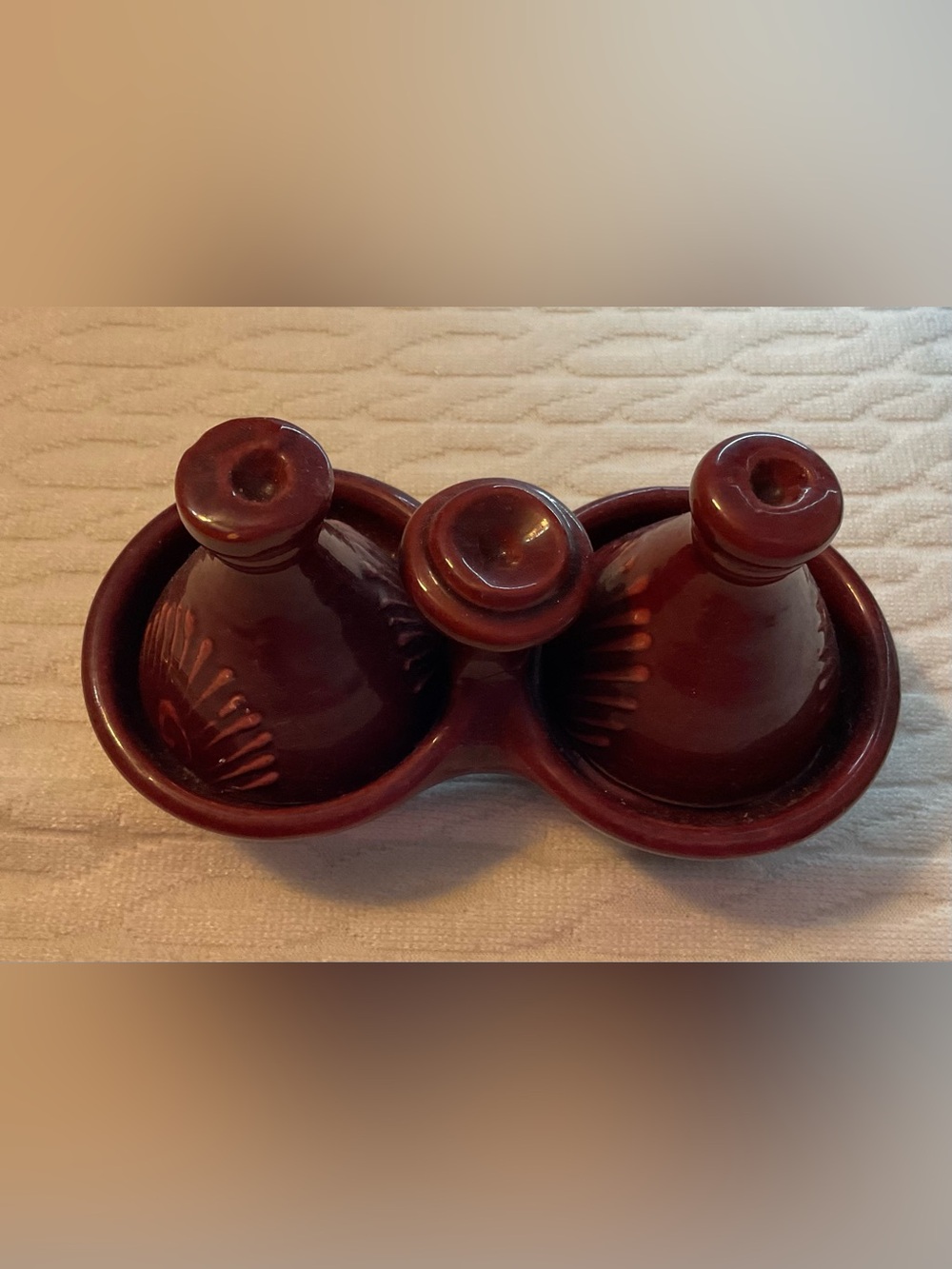 Moroccan Spice Holder Mini Tagine Ceramic Salt And Pepper Shakers Container Set